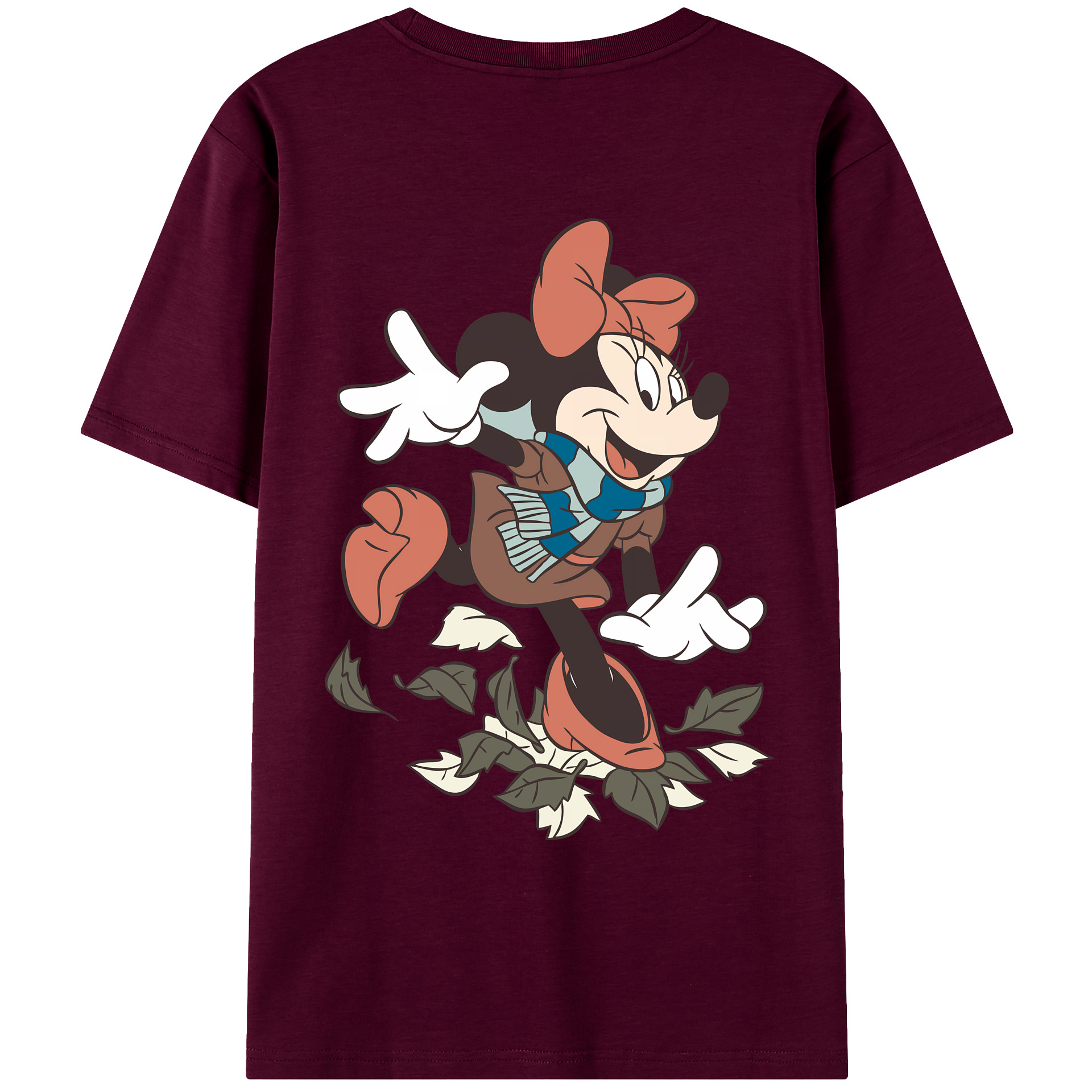 （画像用） ミッキーマウス Mickey Mouse レディース半袖Tシャツ(バックプリント)